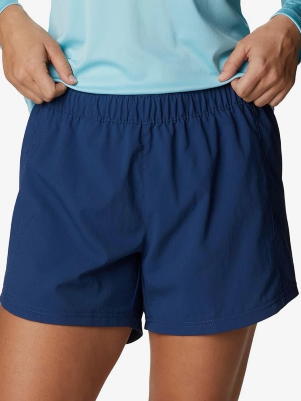 Columbia Women's Tamiami Deep Blue Pull -On Athletic Short